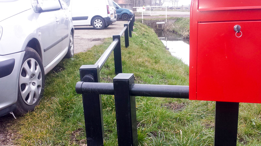 Plantsoen barricade hekwerk
