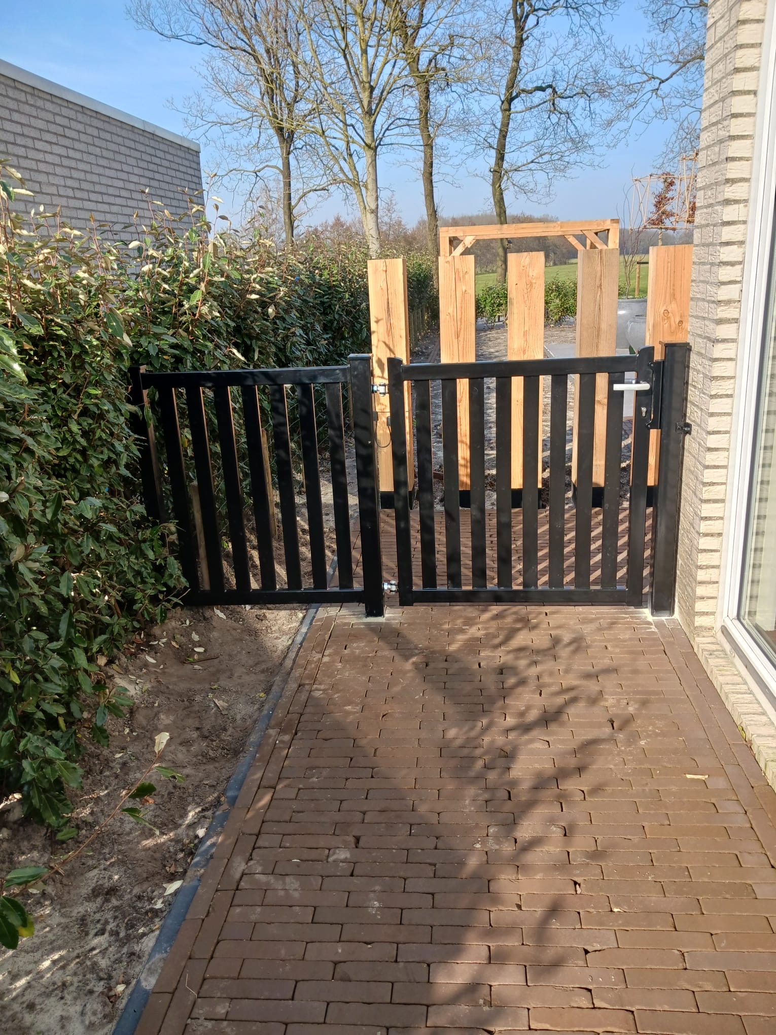 Spijlenhekwerk draaipoort